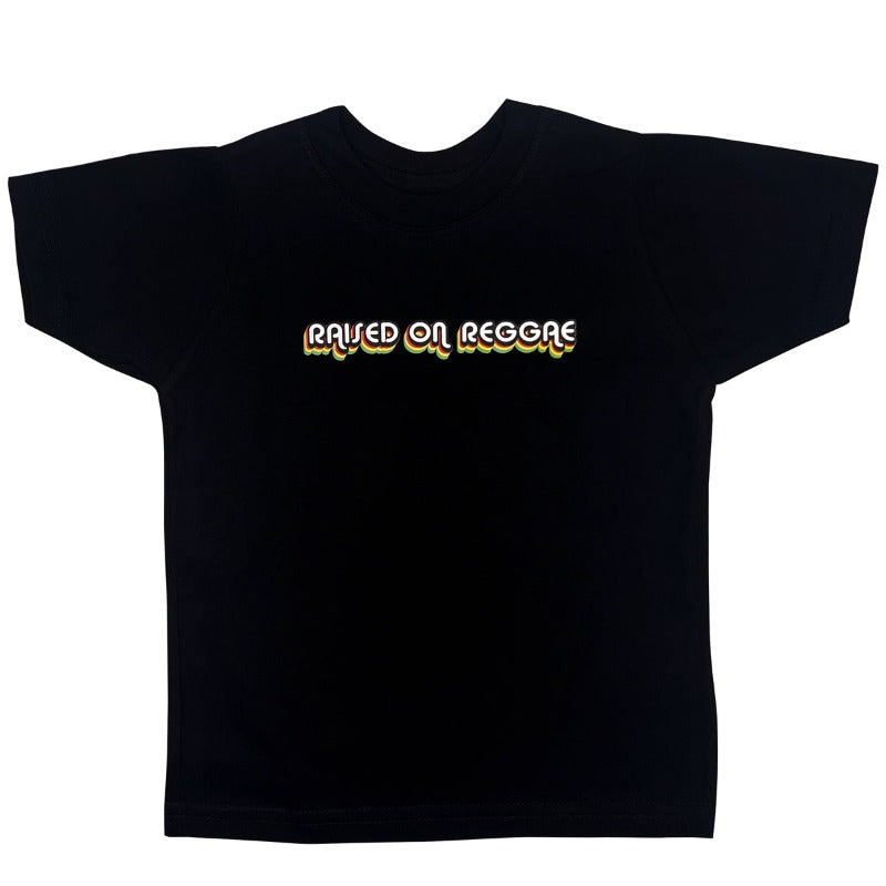 Little Neni Black Raised on Reggae Toddler T-Shirt