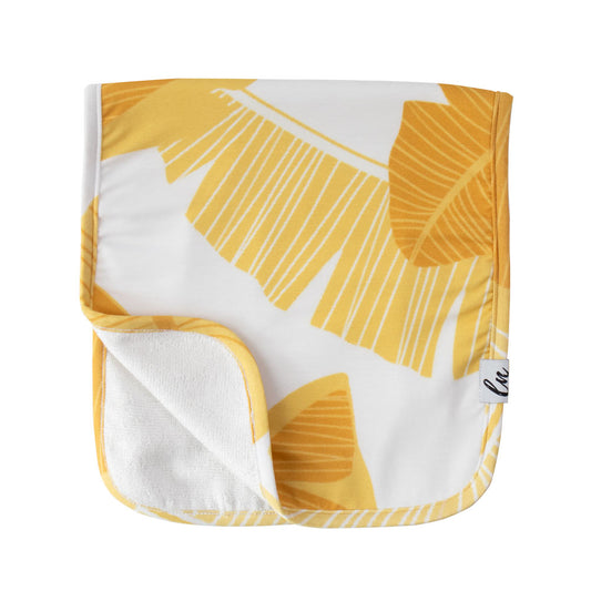 Banana Leves premium bamboo burp cloth