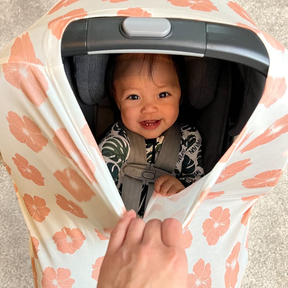 Hibiscus Multi-Use Carseat Cover