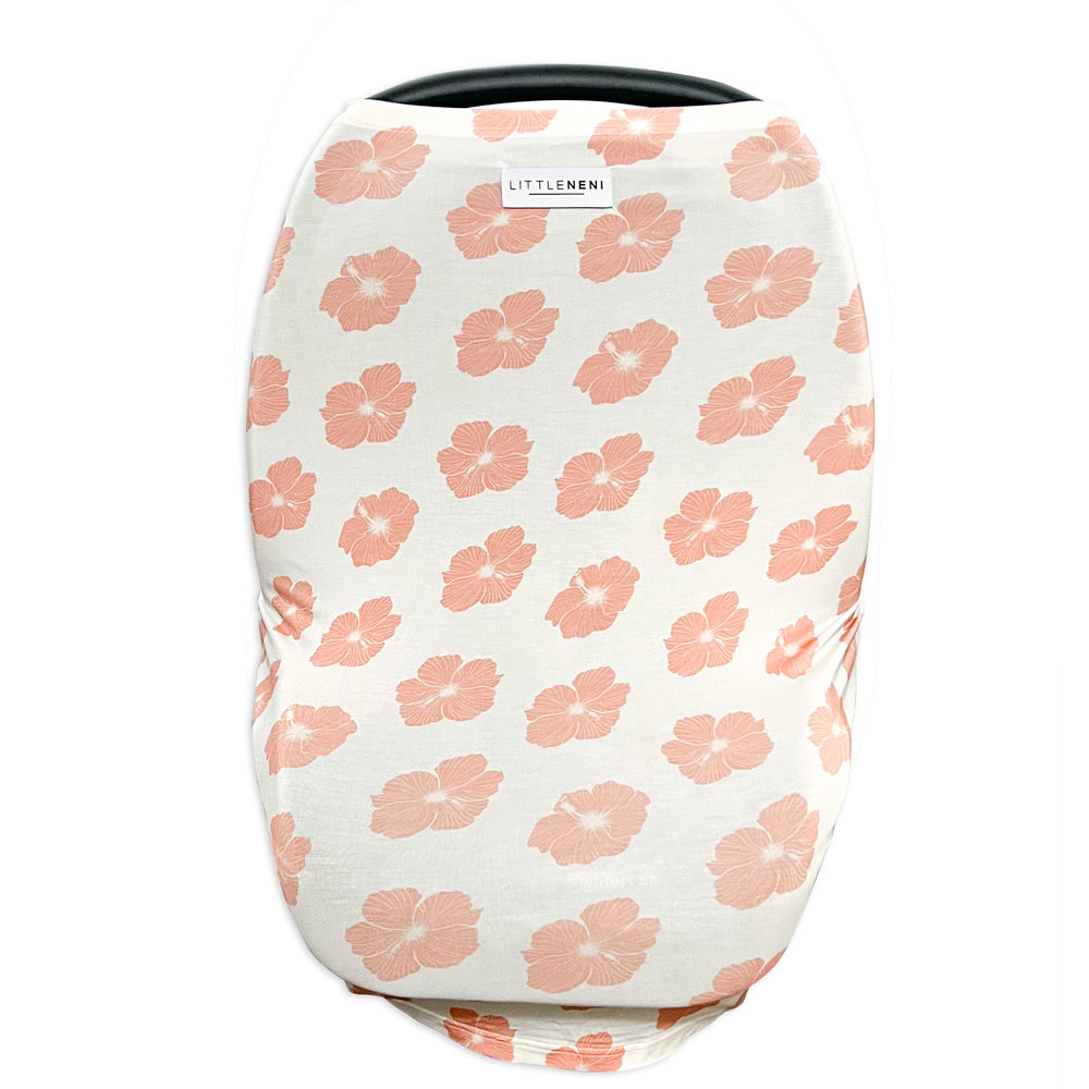 Hibiscus Multi-Use Carseat Cover