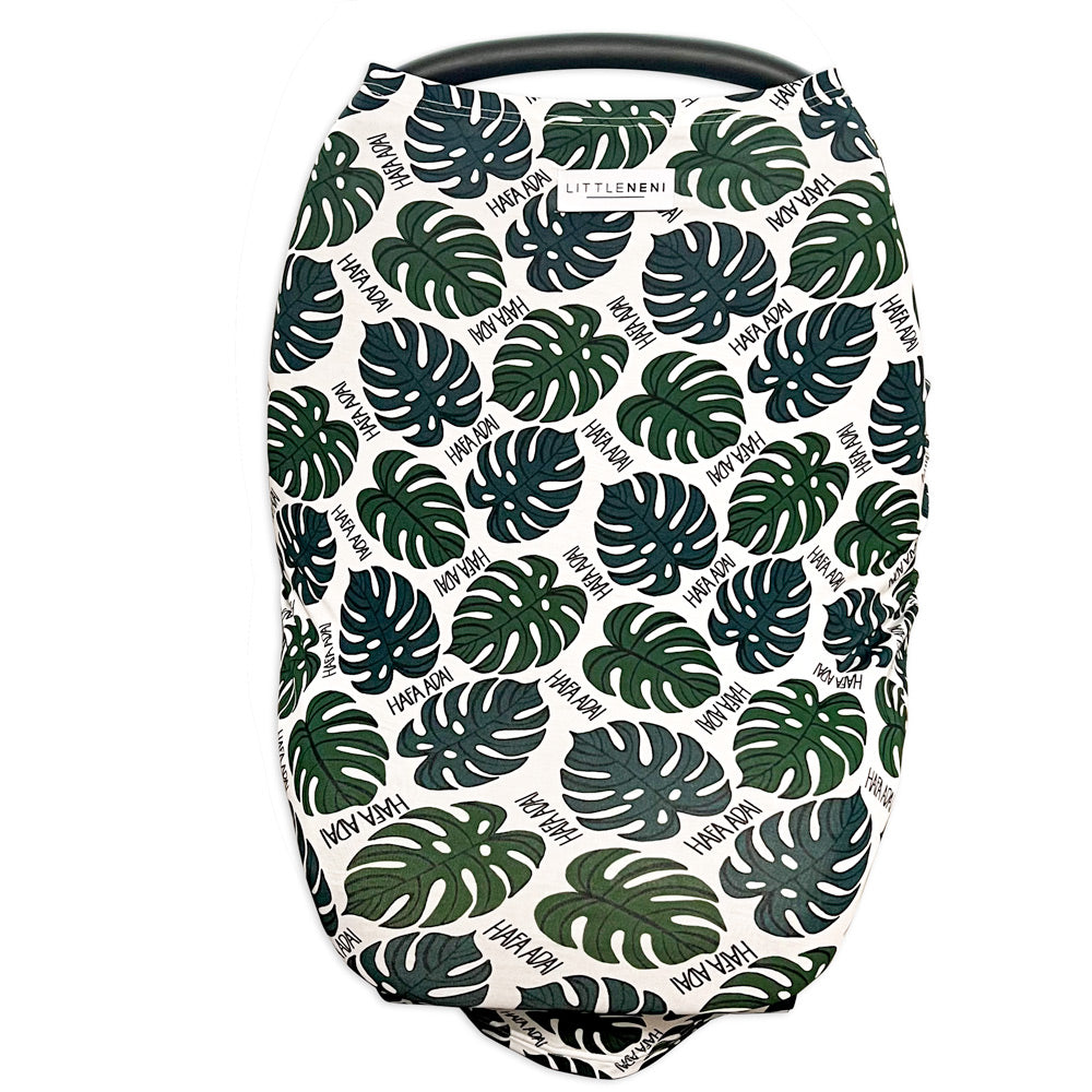 Hafa Adai Monstera Multi-Use Carseat Cover