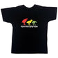Black Three Little Ko'Ko' Birds Toddler T-Shirt
