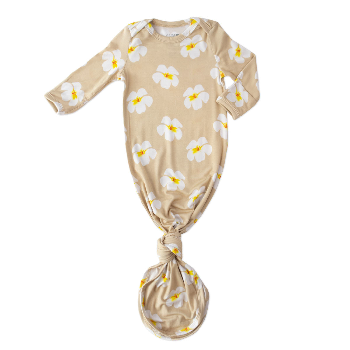 Plumeria infant knotted gown 